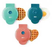 Dash Mini Maker 3-Piece Griddle, Waffle, and Grill Set