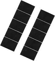 DECOMELODY 10pcs Box Sponge Mat Lined Tray Boxes Panel Cup Holder Water Bottle Stand Cup Holder Sponge Plate Jewelry Pad Jewelry Cabinet Bracket Special-shaped Cup Holder Material Props Black