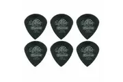 6 x Jim Dunlop Tortex Jazz 3 Pitch Black 1.0mm Guitar Picks III Free Post