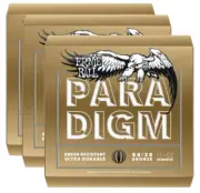 **3-PACK ERNIE BALL PARADIGM 2088 80/20 ACOUSTIC GUITAR STRINGS (11-52)**