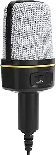 XUMIUZIY Karaoke Microphone, Portable Handheld Microphone, Live Broadcast Karaoke PC Laptop Singing Device High Sound Quality SF920
