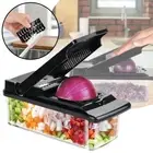 All Vegetable Choppers Multifunctional Slicer Manual Food Potato Chipper Cutter