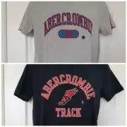 NWT ABERCROMBIE & Fitch Men's VARSITY APPLIQUE TEE SHIRT $30