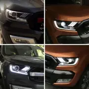 LED Mustang Head lights fit Ford Ranger XL XLT XLS Wildtrak T7 PX2 PX3 2015-2021