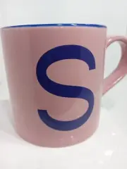 LETTER "S" MONOGRAM COFFEE MUG.INITIAL "S" MUG. MONOGRAM "S" Deco Mug. B297