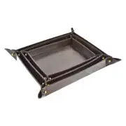 Leatherkart Set of Trays - 3 Trays - Dark Brown