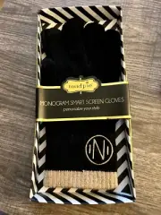 mud pie monogramed gloves letter D smart screen touch