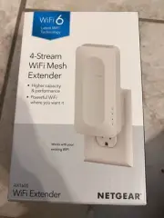 NETGEAR EAX11-100NAS WiFi 6 Mesh Range Extender and Signal Booster NEW (4832)