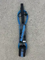 6ft Surfboard Ankle 7mm leash Blue double swivel New
