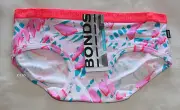Bonds Ladies Pale Pink ZBU Printed Hipster Boyleg Brief Size 10 New