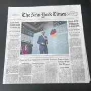 New York Times Newspaper February 24 2025 Anger Town Hall Hints Border Backlash