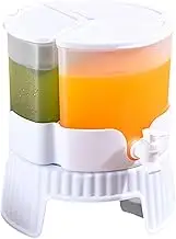 Fridge Juice Dispenser | Refrigerator Water Pitcher Cold Drink Storage,Leakproof Juice Tea Dispenser with Large Capacity for Milk Wine Lemonade Easy Access