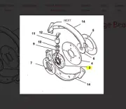 0622101 Trackless Boom Flail Bearing