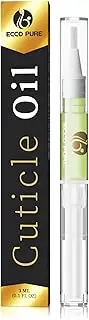 Nail Art Cuticle Protector Pen - Tool for Nail Art and Growth - Manicure & Pedicure Treatment for Brittle Breaking Fingernails (Green Pear & Citrus - 1 Pack)
