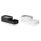 2Pcs Countertop Kitchen Soap Dispenser and Sponge Holder Sink Dish Washing8093