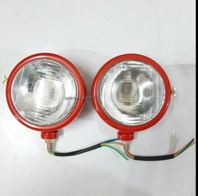 MASSEY FERGUSON HEADLIGHT MF 35 TRACTOR HEAD LIGHT RH / LH WITH BULBS