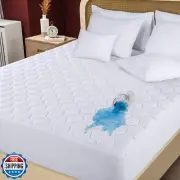 Utopia Bedding Waterproof Mattress Protector, Queen Mattress Pad, Quilted Fit