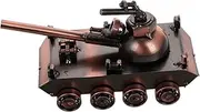 Iron Art Tank Model Retro Desktop Decoration Intricate Detailing for Home Shop Decor Exceptional Craftsmanship Collectible Value Unique Cast Iron Sculpture