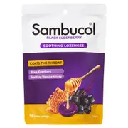 Sambucol Relief Throat Lozenges 16 Pack