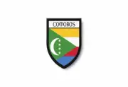 PATCH PATCHES EMBLEM IRON ON GLUE PRINT FLAG world crest comoros