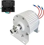 AISINILALAO 10000W Low Speed Permanent Magnet Generator, 48V/220V Wind Turbine Generator Kit 3 Phase AC Alternators Use for Motor Drive(500Rpm)