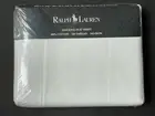 Rare NEW RALPH LAUREN Vintage *KING FLAT SHEET Avery White Damask LOTS LISTED!