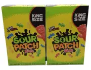 Sour Patch Kids Candy, King Size, 3.4 OZ, Lot of 36 Bags, EXP 12/03/2025