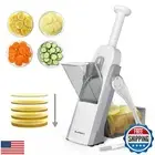 SupMaKin Safe Mandoline Slicer for Kitchen, Potato Slicer for Chips, Vegetabl
