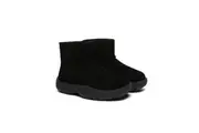 AUSTRALIAN SHEPHERD UGG Boots Sheepskin Wool Ankle Chunky Mini Classic Salma Black