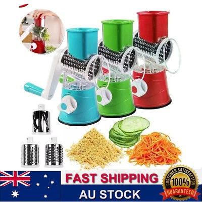 3-in-1 Vegetable Slicer Shredder Grater for Potato Onion Cucumber Carrot Chopper