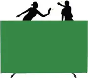 Collapsible Table Tennis Baffle,Training Competition Professional Ping Pong Baffle,Outdoor Table Tennis Tables Baffle,for Backyard,Parks and Beach