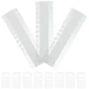 100 Pcs Round Hole Hook Transparent Adhesive Hooks Stick Clear Sticky Hangers