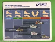 #D149. ASICS SPORTS SHOES COMPUTER MOUSE PAD