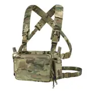 Tactical Chest Rig with Triple 7.62 9mm Magazine Pouch Adjustable Strap Hunting