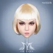 YMTOYS YMT037B 1/6 Mary Girl Head Carved Fit 12'' Suntan TBLeague JIAOU Figure