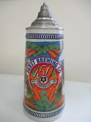NOS PABST BREWING CO 150th ANNIVERSARY 1844-1994 LIDDED STEIN