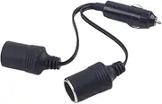 Car Socket Adapter - 2-Way Charger Outlet Adapter,12/24V Fast Auto Gadgets, Heavy Duty Plug, Power Charging Port for Trucks, Trailers