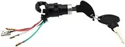 Ignition Key Switches Universal Electric Door Lock Ignition Switch Motorcycle Bicycle Accessories 4-Wire Ignition Key Switch Lock Ignition Barrel Key Switch