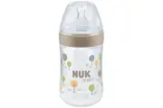 NUK: For Nature PP Bottle with Medium Teat - Beige (260ml)