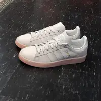 在飛比找樂天市場購物網優惠-adidas Campus W 灰色 粉紅色 灰白色 灰粉 