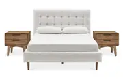 Madison Bed with Seb Bedside Table Set