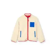 Target X Lego Collection Youth Sherpa Jacket S,M,L or XL - Blue Pocket,Cream