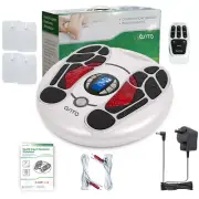 EMS Foot circulation Massager Booster with TENS Pads Muscle Stimulator Feet Pain