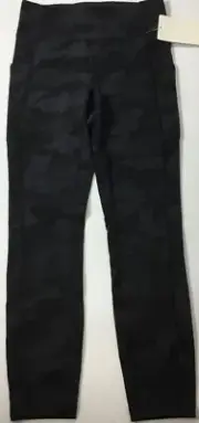 Lululemon Women's Invigorate 25” Tight LW5CX1S H3DC Black Camo Print Size 2