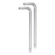 2pcs T25 Tamper Proof Torx Star Key Bit Wrench 3.43" CR-V Hand Tool