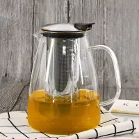 在飛比找博客來優惠-Artist精選 直火耐熱玻璃泡茶壺1.5L(花茶壺/沖泡壺