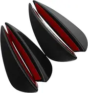 HORIALENCE 4Pcs Car Spoiler Diffusers Kit Automotive Exterior Accessories Easy Installation Side Fins for Enhanced Stability and Aerodynamic Flow Car Decoration Upgrade