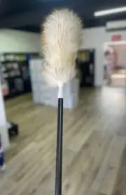 Wool Duster with Extendable Black Handle