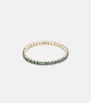 [Shay Jewelry] Shay Jewelry Thread 18kt gold ring with green garnets M green
