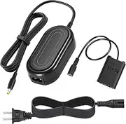 [Gonine] for Sony ZV-1 ZV1 NP-BX1 Dummy Battery and Continuous Power Supply AC Adapter, fit for Sony ZV1 ZV-1 II, ZV-1F ZV1F, DSC-RX1 RX1R, RX100 II III IV V VI VII Vlogging and Digital Camera.